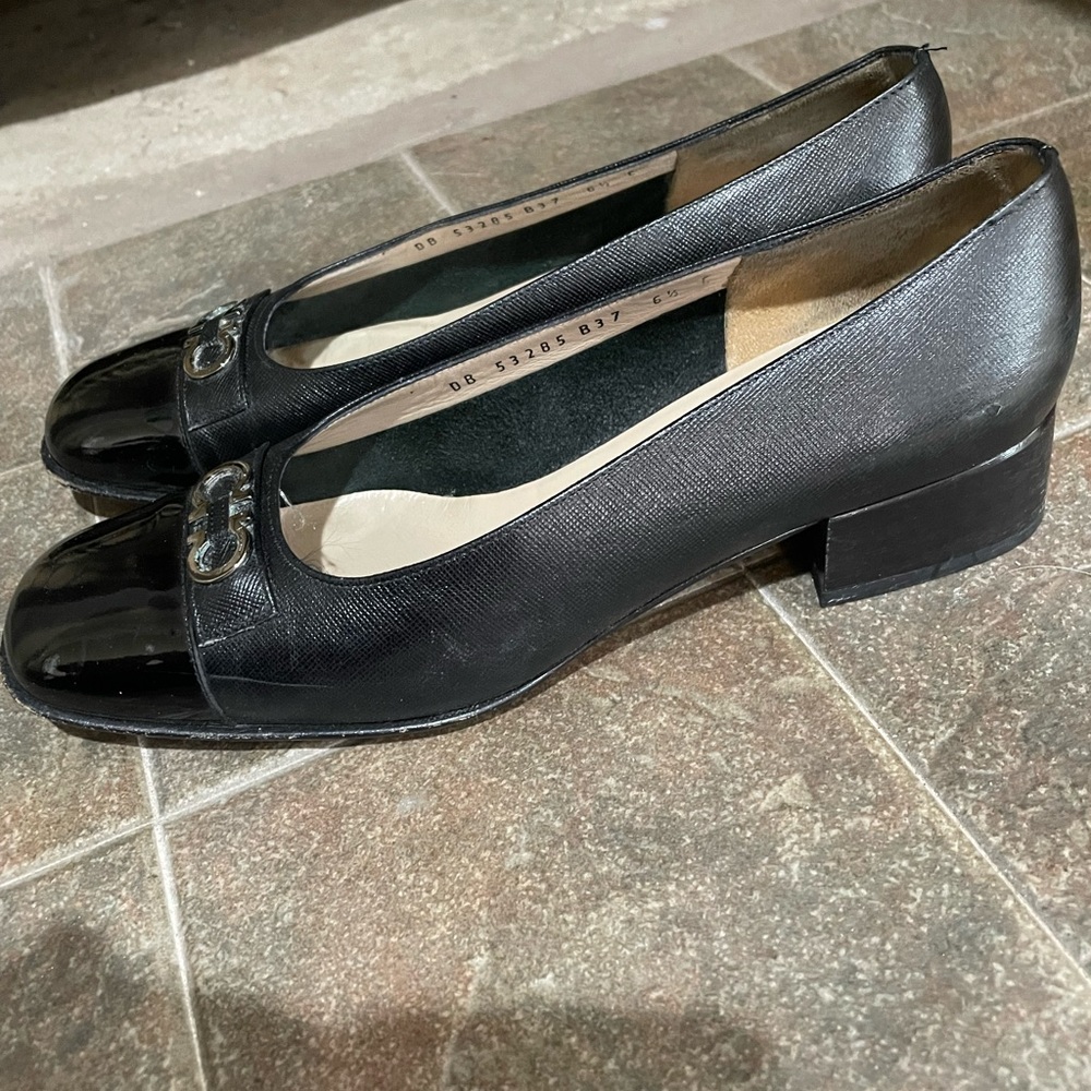 Salvatore Ferragamo Leather Ballet Flats